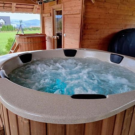 Domek W Zebie Z Jacuzii I Sauna W Cenie Zab Exteriör bild