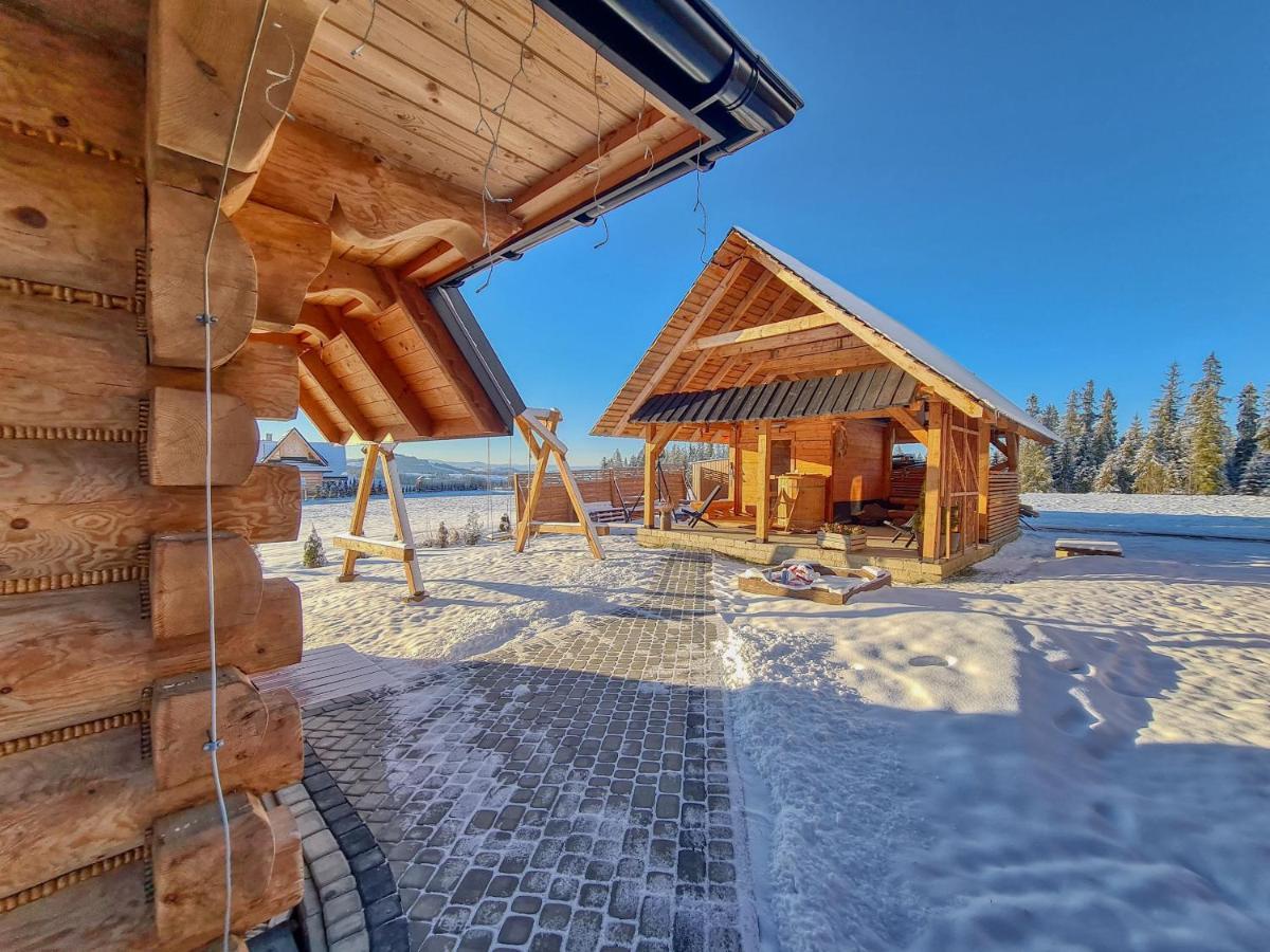 Domek W Zebie Z Jacuzii I Sauna W Cenie Zab Exteriör bild