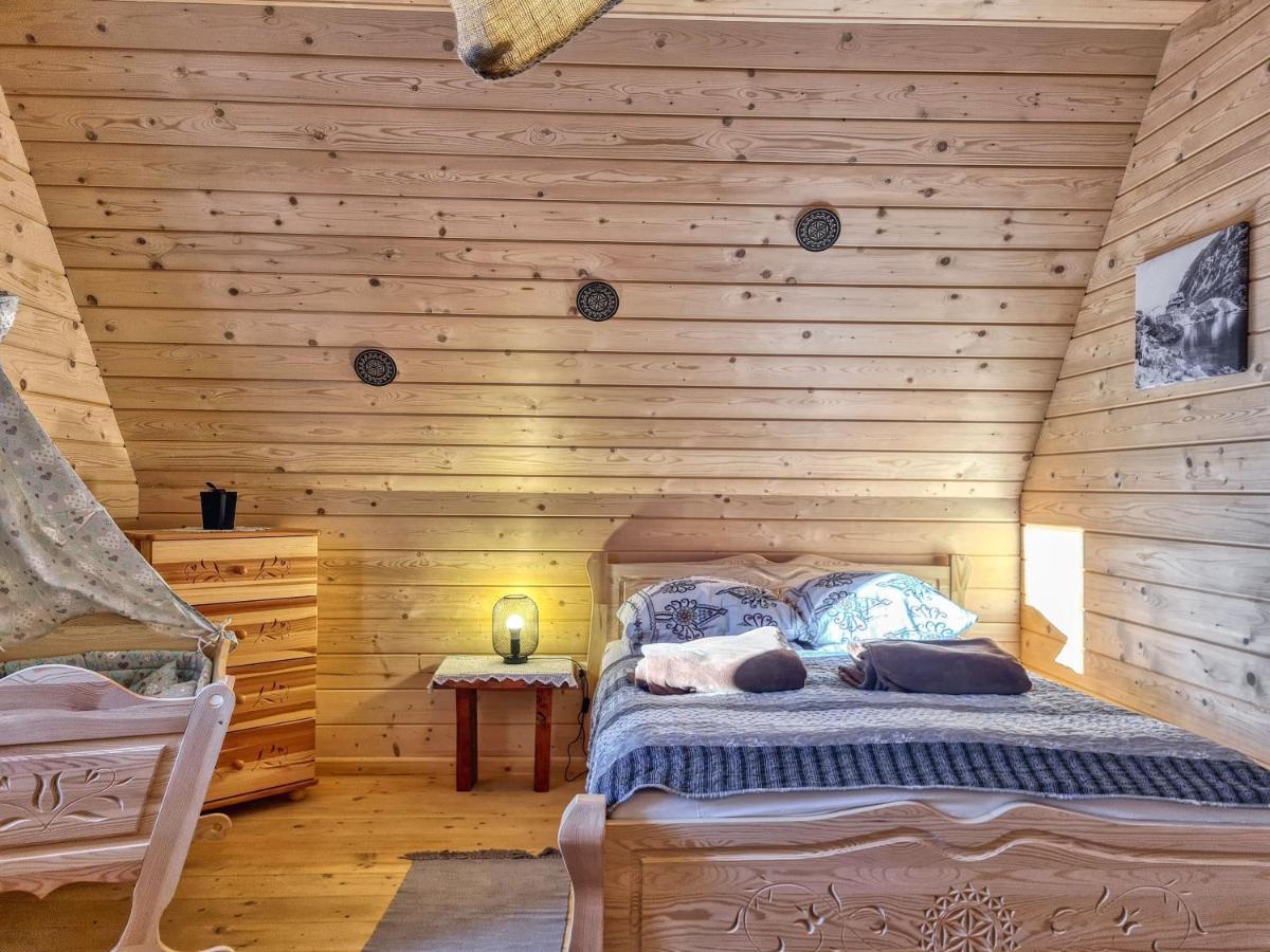 Domek W Zebie Z Jacuzii I Sauna W Cenie Zab Exteriör bild
