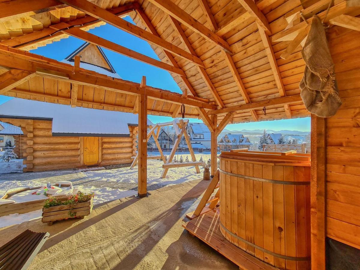 Domek W Zebie Z Jacuzii I Sauna W Cenie Zab Exteriör bild
