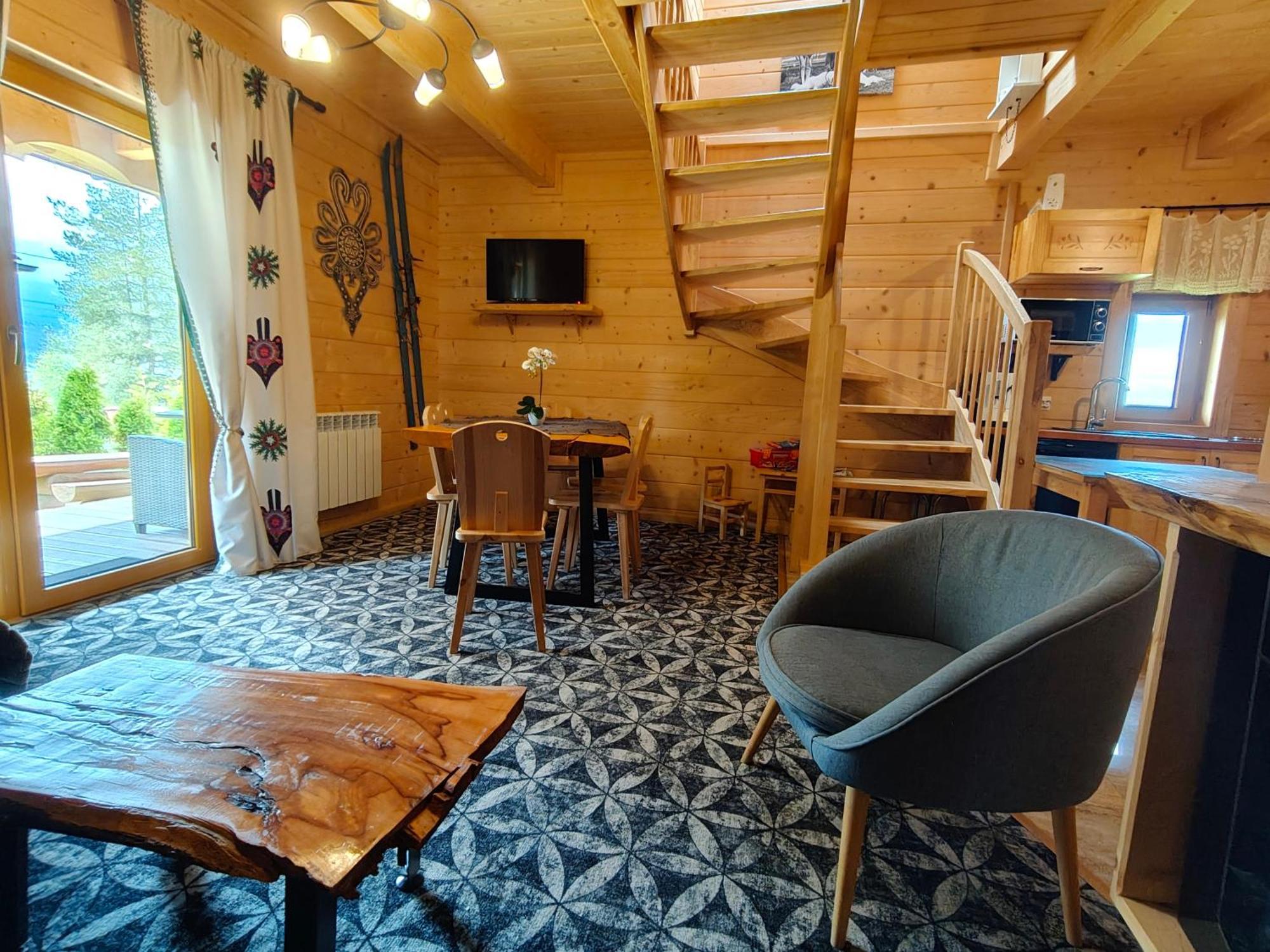 Domek W Zebie Z Jacuzii I Sauna W Cenie Zab Exteriör bild